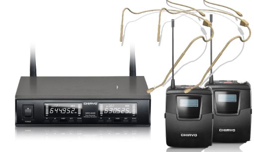 Picture of Dual Wireless Mic System with 2 x Headset Mics