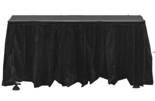 Picture of 2.44m long with velcro, 300mm height, black