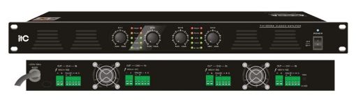 Picture of 4 x 60 Watt Class D Audio Amplifier, 100v/4-8ohm