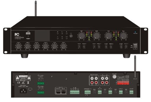 Picture of 4 channel x 240w Audio Matrix Amplifier, LCD