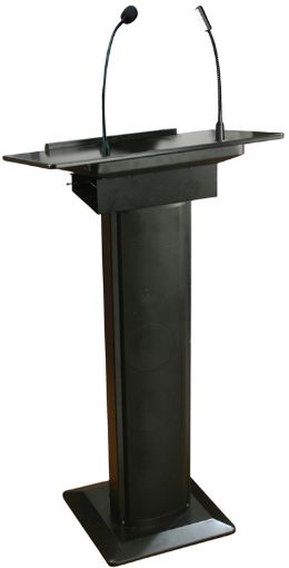 Picture of Lectern with Microphone, Built-in Speakers & Light