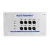 Picture of Active In-wall Audio Press Box, Dante, 8+4 USB out