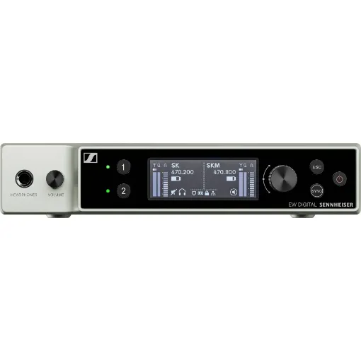 Picture of Sennheiser 2-channel, 1/2 Rk Receiver Dante S4-10