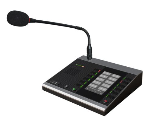 Picture of Desk Microphone Paging Console with LCD