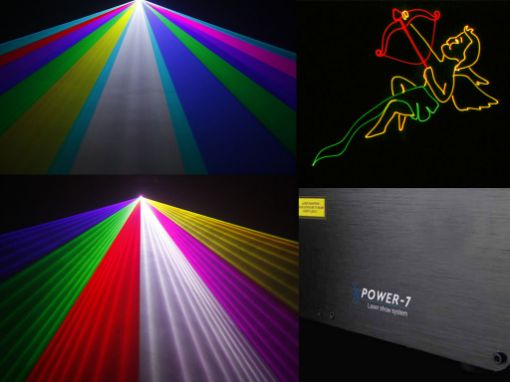 Picture of 700mW Power-7 Colour RGB Laser Light