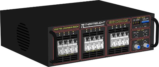 Picture of Theatre light 12 channel dimmer pack 3ph