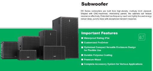 Picture of Single 12" single Flyable Subwoofer, IP54, 400w