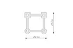 Picture of 290mm Spigot Box Truss with Power and Data, 2mtr