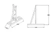 Picture of Folding Base for 290mm 1m Spigot Flat Truss