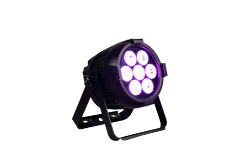 Picture of IP65 Pro Par FROST, 7 x 20W RGBWAU LED + WDMX